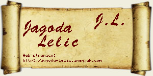 Jagoda Lelić vizit kartica